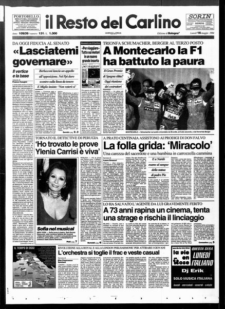 Il Resto del Carlino : giornale dell'Emilia